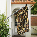 Burmese Python Snake Print Polyester Flag