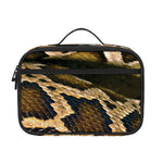Burmese Python Snake Print Portable Lunch Bag