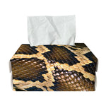 Burmese Python Snake Print Rectangle Tissue Box Cover