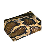Burmese Python Snake Print Rectangle Tissue Box Cover
