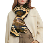 Burmese Python Snake Print Scarf