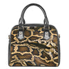 Burmese Python Snake Print Shoulder Handbag