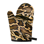 Burmese Python Snake Print Single Oven Mitt
