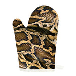 Burmese Python Snake Print Single Oven Mitt