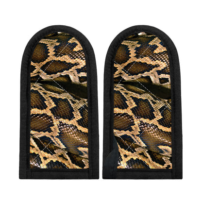 Burmese Python Snake Print Skillet Handle Cover