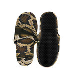 Burmese Python Snake Print Slippers