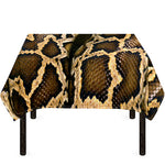 Burmese Python Snake Print Tablecloth