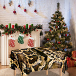 Burmese Python Snake Print Tablecloth