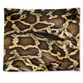 Burmese Python Snake Print Tapestry