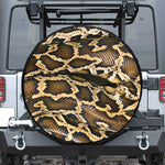 Burmese Python Snake Print Tire Cover