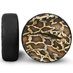 Burmese Python Snake Print Tire Cover