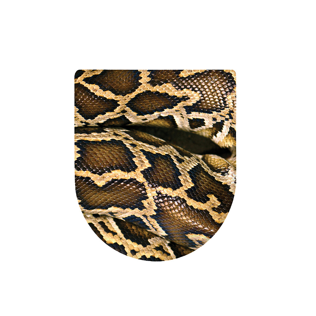 Burmese Python Snake Print Toilet Lid Cover