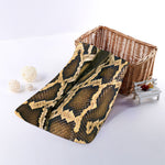 Burmese Python Snake Print Towel