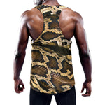 Burmese Python Snake Print Training Tank Top