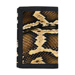 Burmese Python Snake Print Trifold Wallet