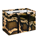 Burmese Python Snake Print Utility Tote Bag