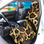 Burmese Python Snake Print Waterproof Car Seat Cover