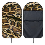 Burmese Python Snake Print Waterproof Car Seat Cover