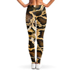 Burmese Python Snake Print Women's Leggings