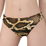 Burmese Python Snake Print Women's Panties