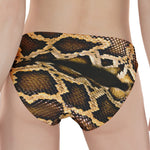 Burmese Python Snake Print Women's Panties