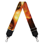Burning Evil Skull Print Bag Strap