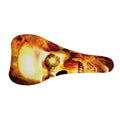 Burning Evil Skull Print Bicycle Seat Cover