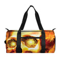 Burning Evil Skull Print Gym Bag