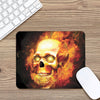 Burning Evil Skull Print Mouse Pad