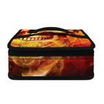 Burning Evil Skull Print Small Lunch Bag