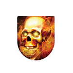 Burning Evil Skull Print Toilet Lid Cover
