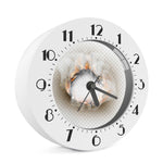 Burning Hole Print Alarm Clock