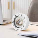 Burning Hole Print Alarm Clock