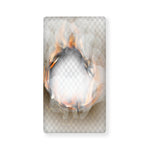 Burning Hole Print Baby Crib Sheet