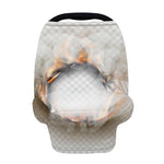 Burning Hole Print Baby Seat Cover