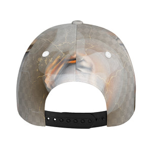 Burning Hole Print Baseball Cap