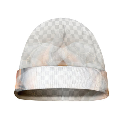 Burning Hole Print Beanie