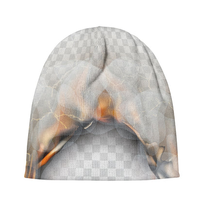Burning Hole Print Beanie