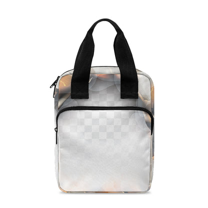 Burning Hole Print Bible Tote Bag