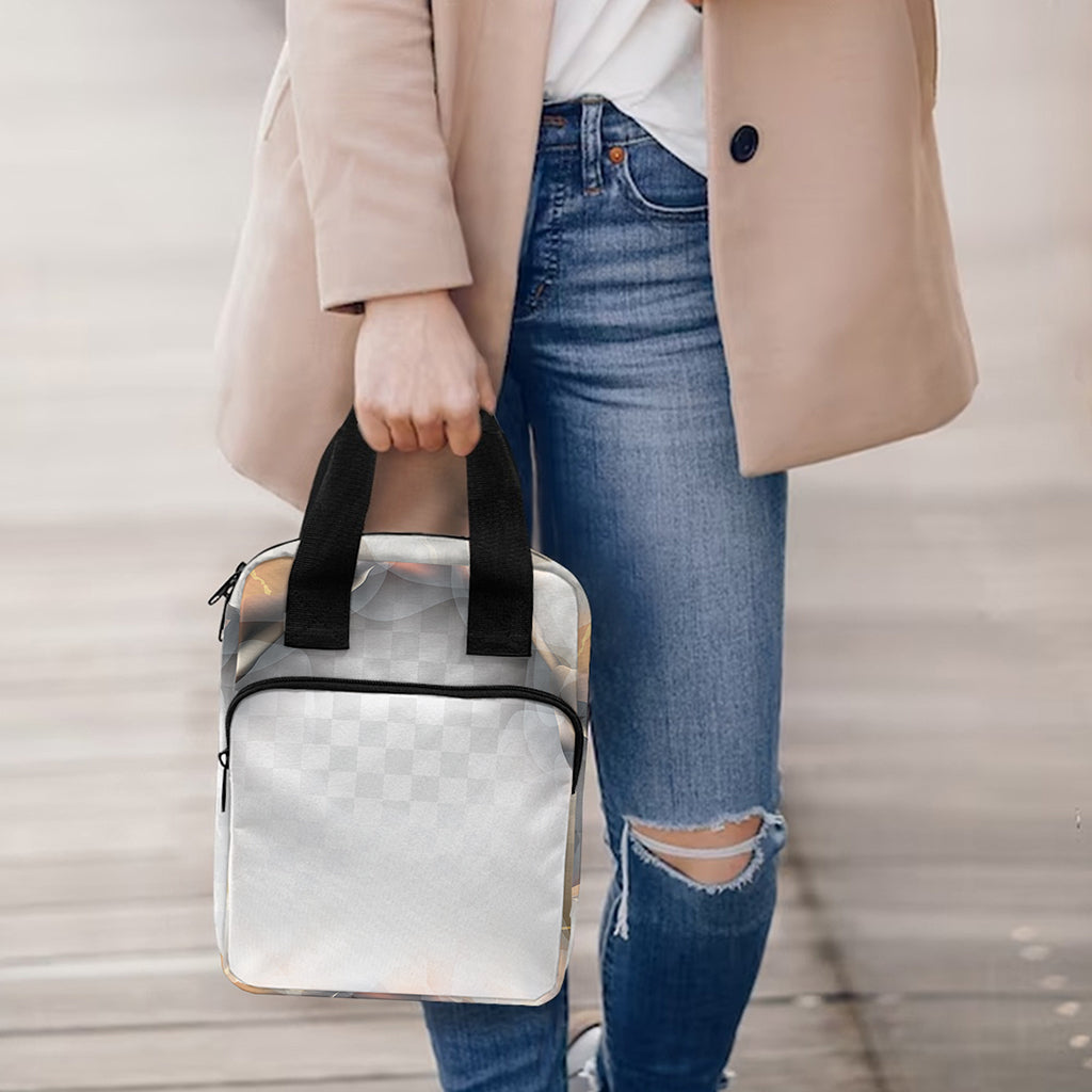 Burning Hole Print Bible Tote Bag