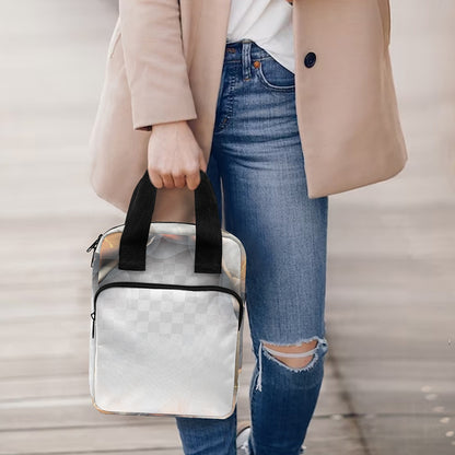 Burning Hole Print Bible Tote Bag