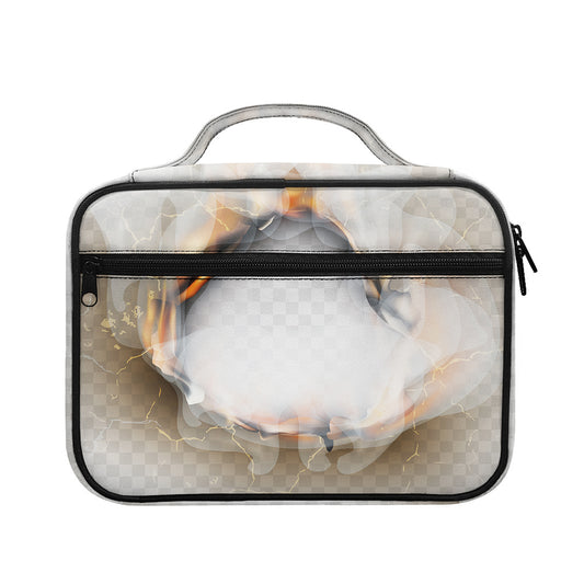 Burning Hole Print Briefcase Bible Bag
