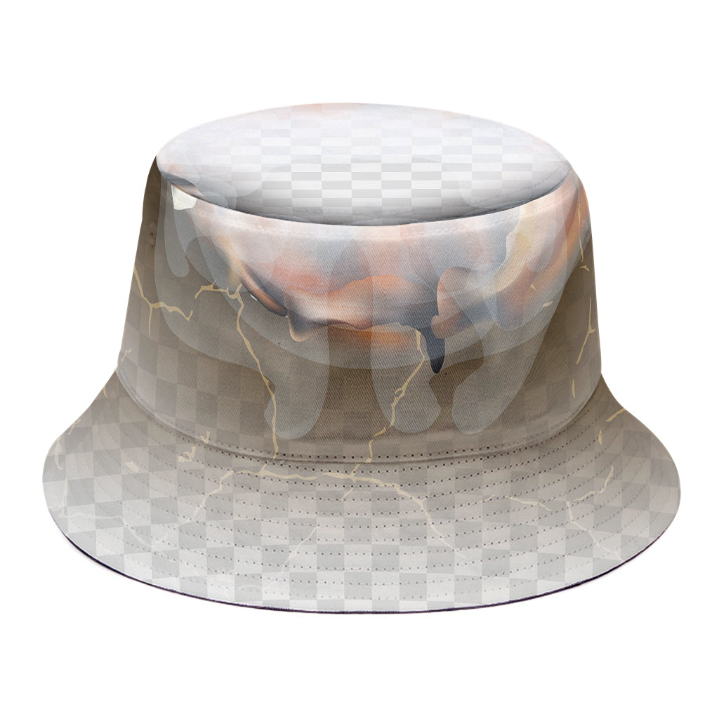 Burning Hole Print Bucket Hat