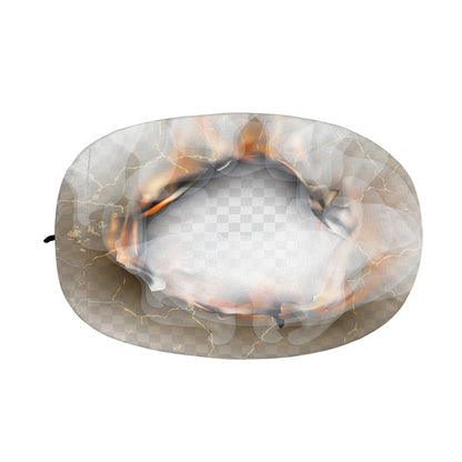 Burning Hole Print Car Side Mirror Covers