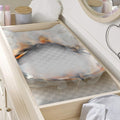 Burning Hole Print Changing Pad Cover