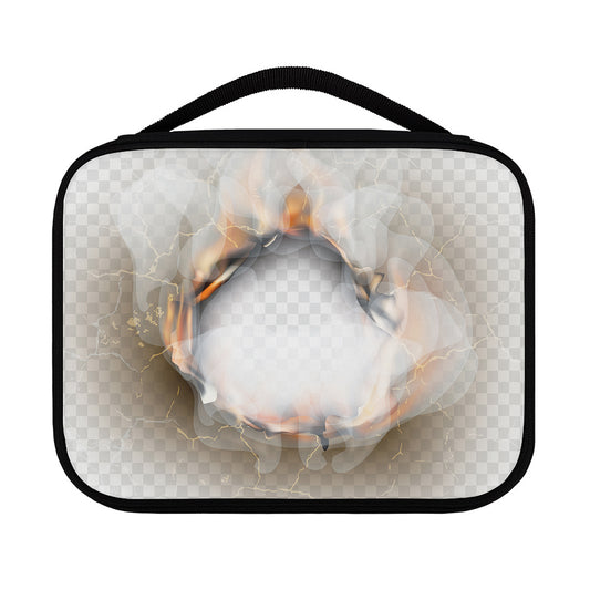 Burning Hole Print Classic Bible Case