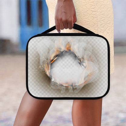 Burning Hole Print Classic Bible Case