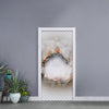 Burning Hole Print Door Sticker