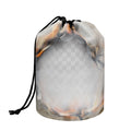 Burning Hole Print Drawstring Makeup Bag