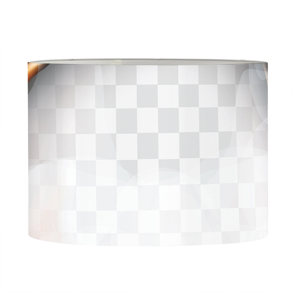 Burning Hole Print Drum Lamp Shade